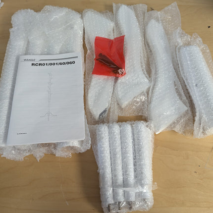 VASAGLE Solid Wood Coat Rack, Free Standing Tree-Shaped Coat Rack with 8 Hooks,