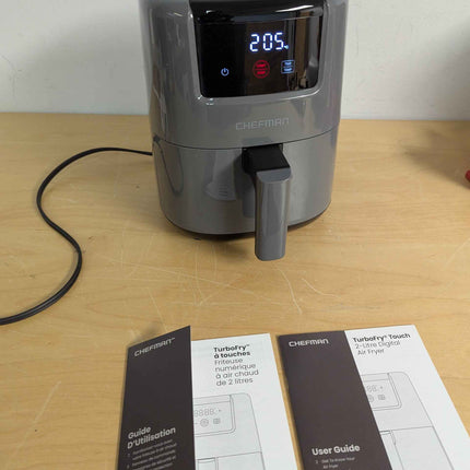 CHEFMAN 2 Qt Mini Air Fryer – Digital Space-Saving Compact Air Fryer with Nonsti