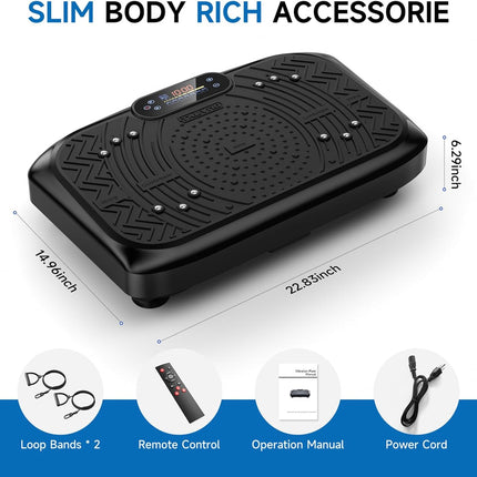 Vibration Plate Exercise Machine Weight Loss, Full Body Workout Vibration Plate