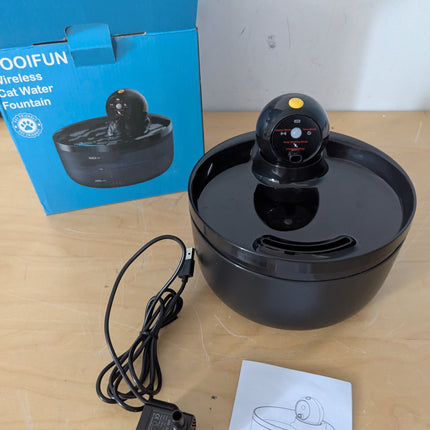 Wireless Cat Water Fountain Cordless: Automatic Cats Fountains Battery Operated