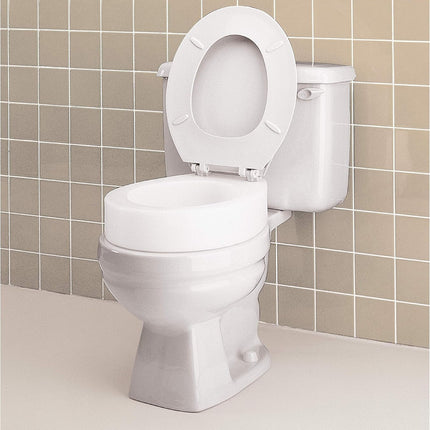 Carex Health Brands Toilet Seat Elevator Elongated Shape