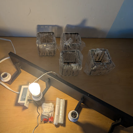 Black Bathroom Light Fixture, 4-Light Crystal Vanity Lighting, Bathroom Lighting