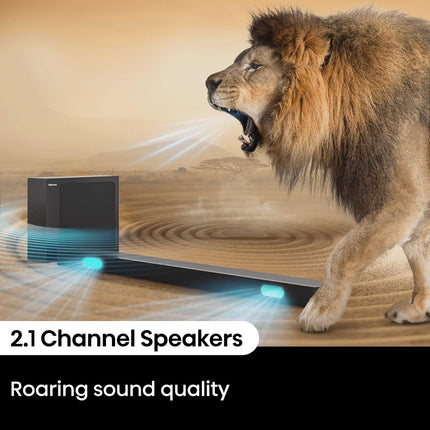 Incomplete — Hisense HS2100 2.1 Channel 240W Soundbar with Wireless Subwoofer, Dolby Audio