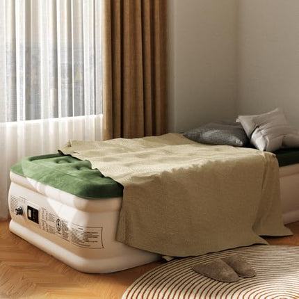Zearna Twin Air Mattress with Built in Pump - Inflatable Mattress Single, 2 Mins