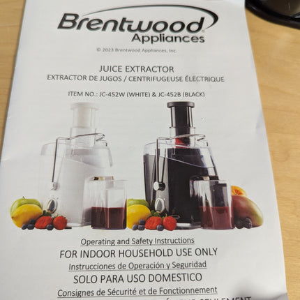 Brentwood JC-452B Juice Extractor, Black, small