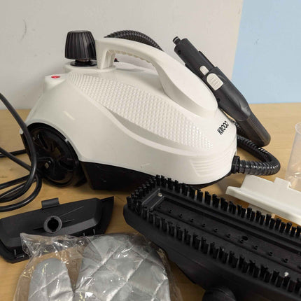 KROQO Steam Cleaner, Steam Mop with 9 Accessories, Powerful Multipurpose Portabl