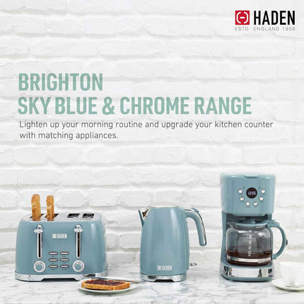 Haden Brighton Coffee Machine, 12 Cup Programmable Drip Coffee Maker with Auto S