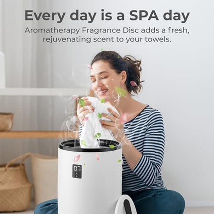 SereneLife Towel Warmer, Bucket Towel Warmer, Towel Heater for Bathroom and Spa,