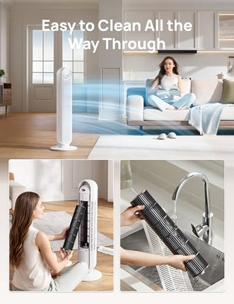 FAULTY Dreo Tower Fan for Bedroom, 25ft/s Velocity Quiet Floor Fan, 90° Oscillat