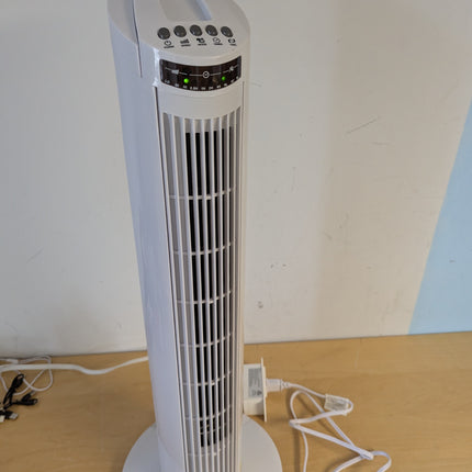 (No remote) 30'' Tower Fan, Portable Oscillating Quiet Cooling Fan, 3 Speeds, Bu