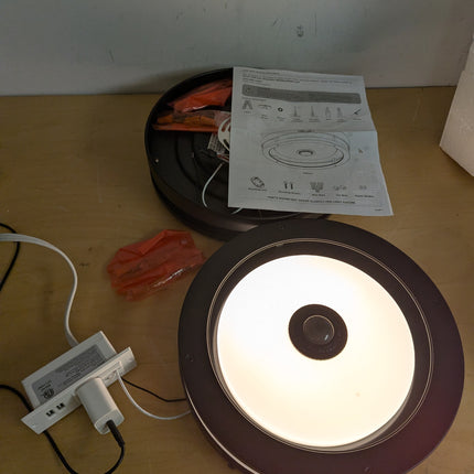 Outdoor Motion Sensor Flush Mount Ceiling Light, LED Outdoor Light Fixture 2 Pac