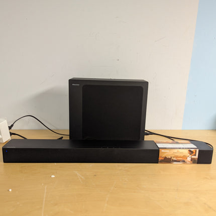 Incomplete — Hisense HS2100 2.1 Channel 240W Soundbar with Wireless Subwoofer, Dolby Audio