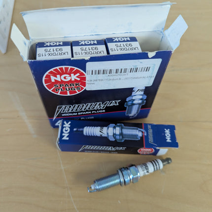 NGK LKR7DIX-11S Iridium IX Spark Plug (93175 Iridium Ix), 4 Pack