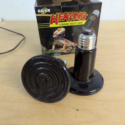 Ceramic Heat Emitter 2 Pack, 150W Reptile Heat Lamp Bulbs, Terrarium Heat Lamp f