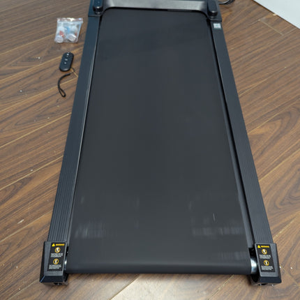 UREVO 2-in-1 Under Desk Walking Pad Treadmill, 4 MPH with 2.5 HP 40 dB Quiet Motor & App Control, 265 lb