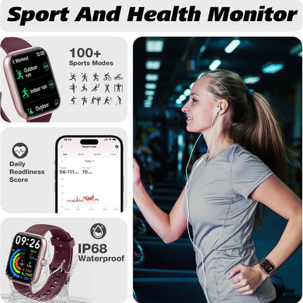 Smart Watch for Men Women with Bluetooth Call, Alexa Built-in, Heart Rate & Slee