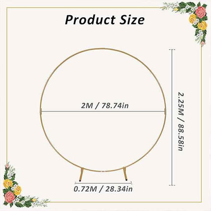 6.6 Ft Round Balloon Arch Stand Kit Wedding Arches For Ceremony Circle Backdrop