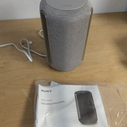 Sony SRS-RA3000 360 Reality Audio Wi-Fi/Bluetooth Wireless Speaker, Compatible w