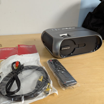 Monster Vision - Image Stream Projector (UP to 120") with screen