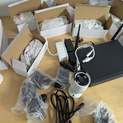 5MP HD, Audio Wireless Security Camera System, 3TB Hard Drive, SMONET 8CH Comple