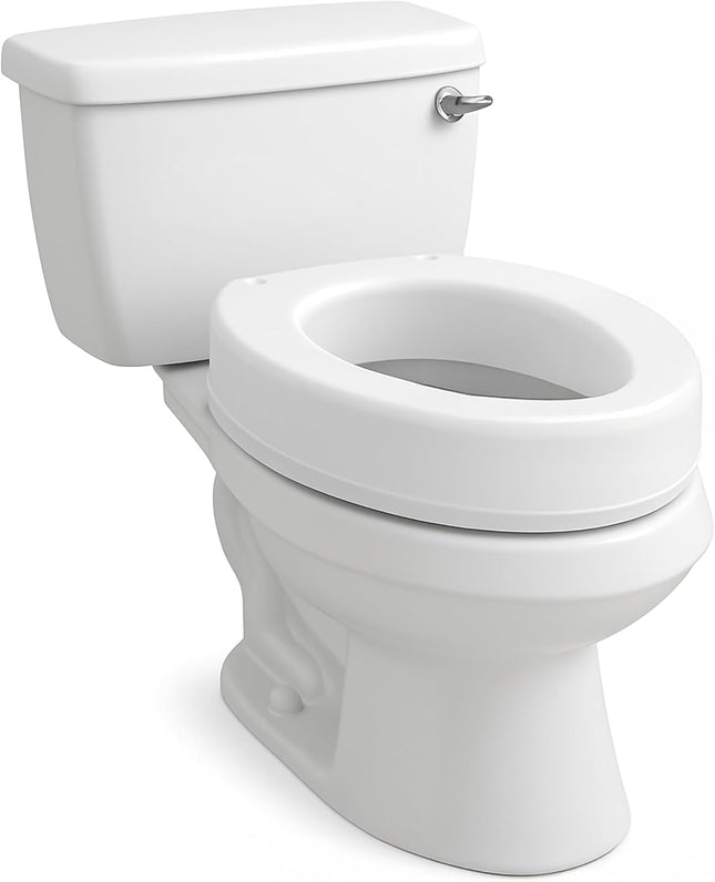 Carex Health Brands Toilet Seat Elevator Elongated Shape