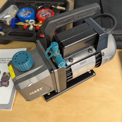 Orion Motor Tech AC Vacuum Pump and Gauge Set, 1/4 hp 3.5 cfm Vacuum Pump Manifo