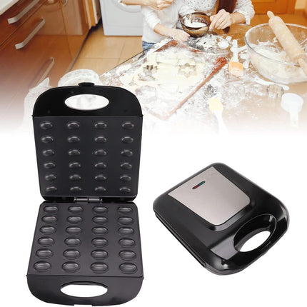 Walnut Cookie Maker 24pcs, Electric Walnut Cake Maker, Nut Waffle Bread Maker Ba