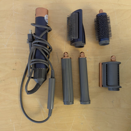 Dyson Airwrap Multi-Styler Complete Long for Long Hair, Dark Blue/Copper, 5 Attachments (No Soft Brush)