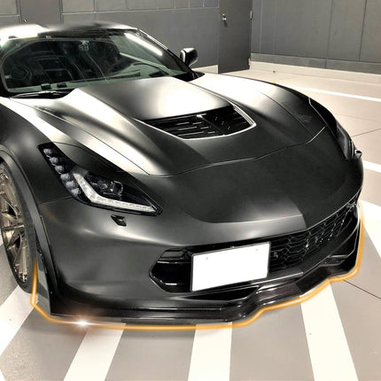 NOPOCA Front Bumper Lip Fit for 2014-2019 Chevy Corvette C7 Z06 & Grand Sport Sp