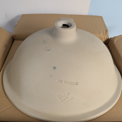 18" Mangrove Oval Porcelain Undermount Bathroom Sink - White