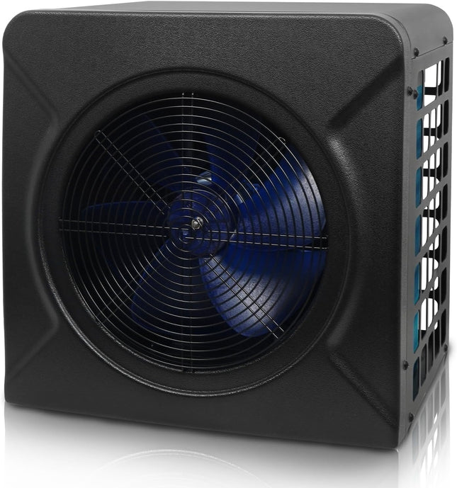 DOEL Mini Swimming Pool Heat Pump, 17100 BTU Electric Pool Heater & Chiller for Above Ground Pools & Spas, 115V, 45 dB