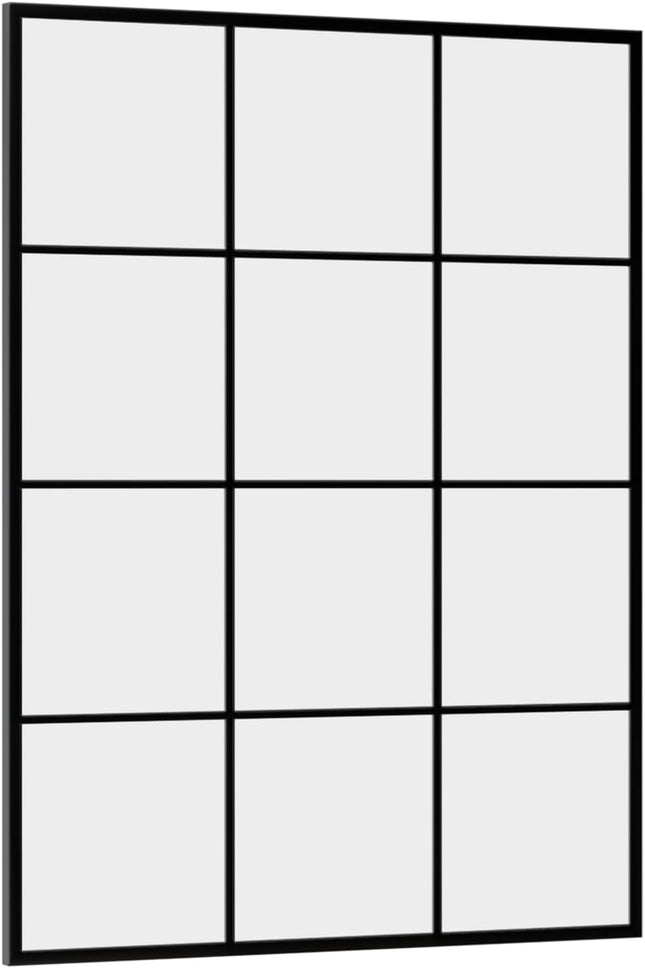 Suidia Rectangular Wall Mirror, 30" x 40" Window Decorative Mirrors, Metal Frame