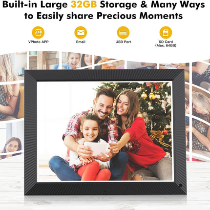 16.2-inch Smart Digital Picture Frame - NETHGROW