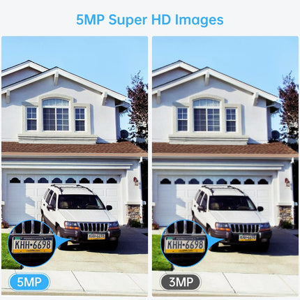 5MP HD, Audio Wireless Security Camera System, 3TB Hard Drive, SMONET 8CH Comple