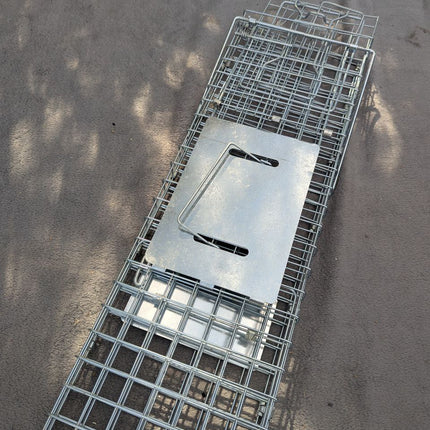 Folding Collapsible Humane Live Animal Cage Trap No-Kill Trapping Kit for Humane