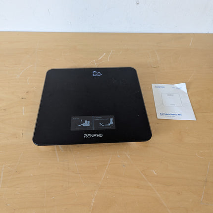 RENPHO Digital Body Weight Scale, Bathroom Weighing Scale with Backlit LED Display, High Precision Sensors, 400 lb Max