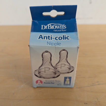 2 pack Dr. Brown's Original Nipple, Preemie (0m+),2 count