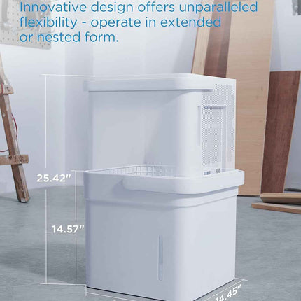 Midea Cube 20 Pint Dehumidifier for Basement and Rooms at Home for up to 1,500 S