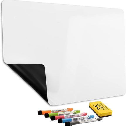 Canvix Magnetic Dry Erase Whiteboard for Refrigerator – Magnetized, Removable, R