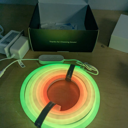 Govee Neon Lights, RGBIC Neon Rope Light 2 Works with Matter, Alexa, Google Assi