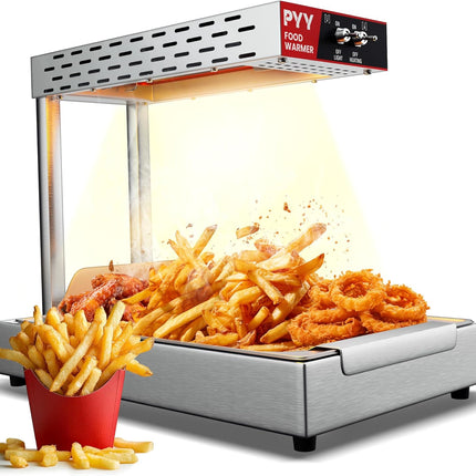 PYY French Fry Warmer - Food Heat Lamp for Chips Commercial Heat Light Free, 450