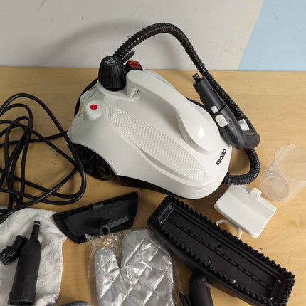 KROQO Steam Cleaner, Steam Mop with 9 Accessories, Powerful Multipurpose Portabl