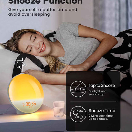 Dekala Sunrise Alarm Clock, Smart Wake Up Light, APP Control, Sunrise Sunset Sim