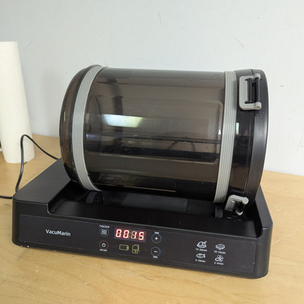 15 Minute Vacuum Tumbler Marinator for Meat Vegetable with Leak Proof Clip https