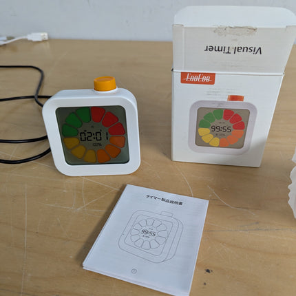EooCoo Visual Timer for Kids, 99 Minute Colorful Petals Countdown Digital Timers