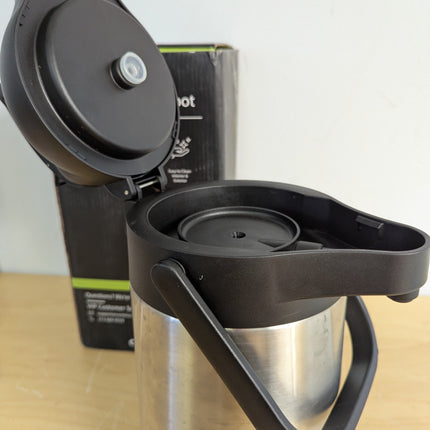 Thermal Coffee Carafe 74Oz, Keeps Coffee Hot for 12Hrs & Cold for 24Hrs, Stainle