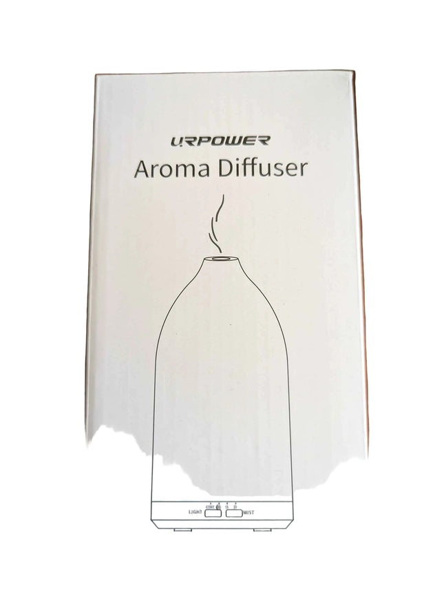 URPOWER Essential Oil Diffusers for Home with 7 LED Color Changing Lights, Timer