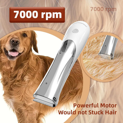 SmartTail Dog Clippers for Grooming, Professional Dog Paw Trimmer with Vacuum Ha