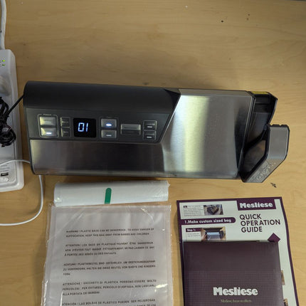 Mesliese Vacuum Sealer Machine, 95kPa 140W Double Seal Powerful Food Sealer, One