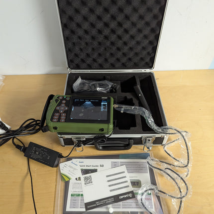 Veterinary Ultrasound Scanner Kit for Cattle, Horses, Pigs & Sheep, Portable Handheld Vet Scanner with Waterproof Probe